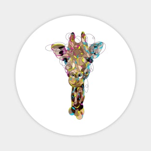 Abstract giraffe Magnet